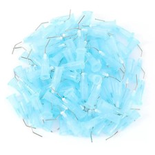 100Pcs Dental Pre Bent Delivery Needle Tips Composite Resin Acid Syringe Tips