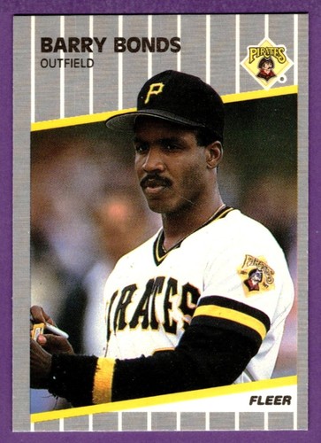 Barry Bonds #202 1989 Fleer Glossy card