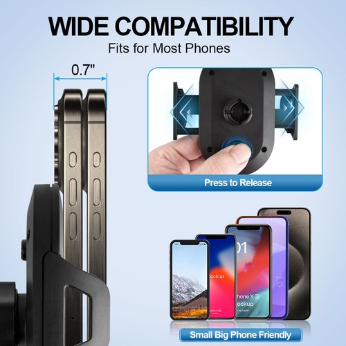 Car Truck Mount Phone Holder Stand Dashboard/Windshield For Cell Phone Universal - Picture 7 of 12