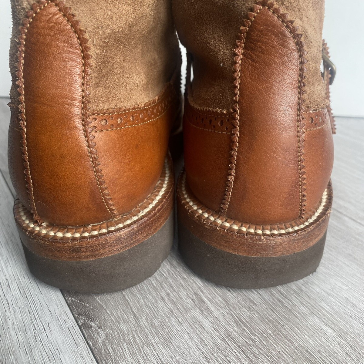 YUKETEN Sierra Wingtip Boots ✳︎未使用品 Yuketen Sierra Wingtip Boots With Strap MC Whiskey Brown