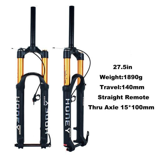Mountain Bike Air Fork Shock Absorber Lock Control 140-160mm Travel 27.5/29inch - Picture 9 of 48