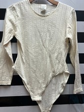 Women "Old Navy" cream, long sleeves, one piece. Sice M. Prev.Owned