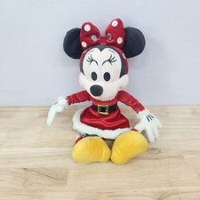 Disney Parks Christmas Minnie Mrs. Claus 12" Plush