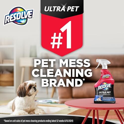 Resolve Ultra Pet Odor and Stain Remover Spray Carpet Cleaner for Cat