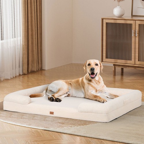 Tedi’s Orthopedic Dog Bed Pet Calming Mat Memory Foam Removable Washable Portabl - Picture 19 of 28