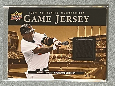 2008 Upper Deck Miguel Tejada GU GW Jersey Patch SP #99-TE As Orioles Yankees
