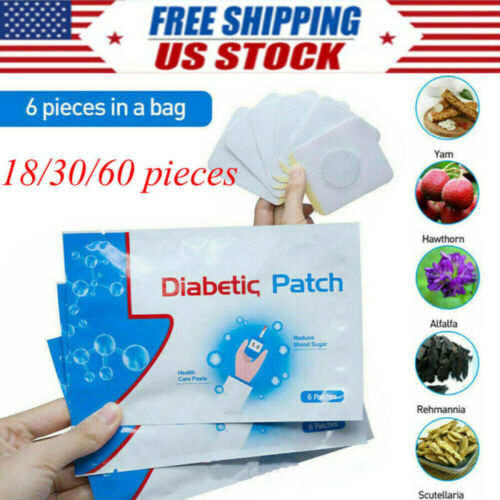 30-300 Diabetic Patch Natural Herbs Reduce High Blood Sugar Plaster Health Care - Picture 1 of 14
