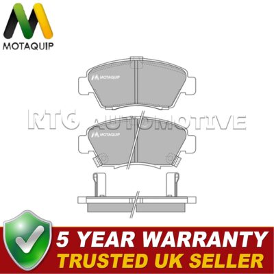 Motaquip Front Brake Pads Set Fits Honda Jazz 1.2 1.3 1.4 1.5 1.6