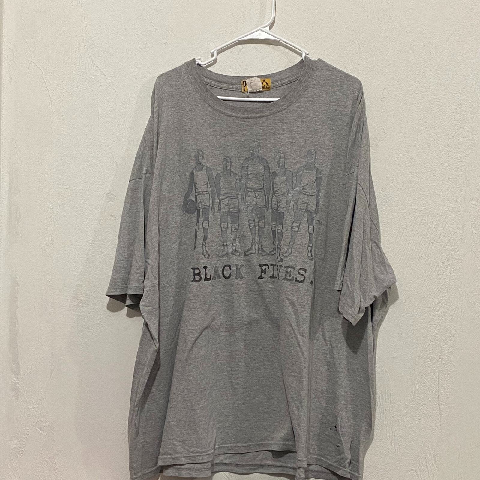 ALTRA Camicia nera cinque cultura fisica taglia 4XL