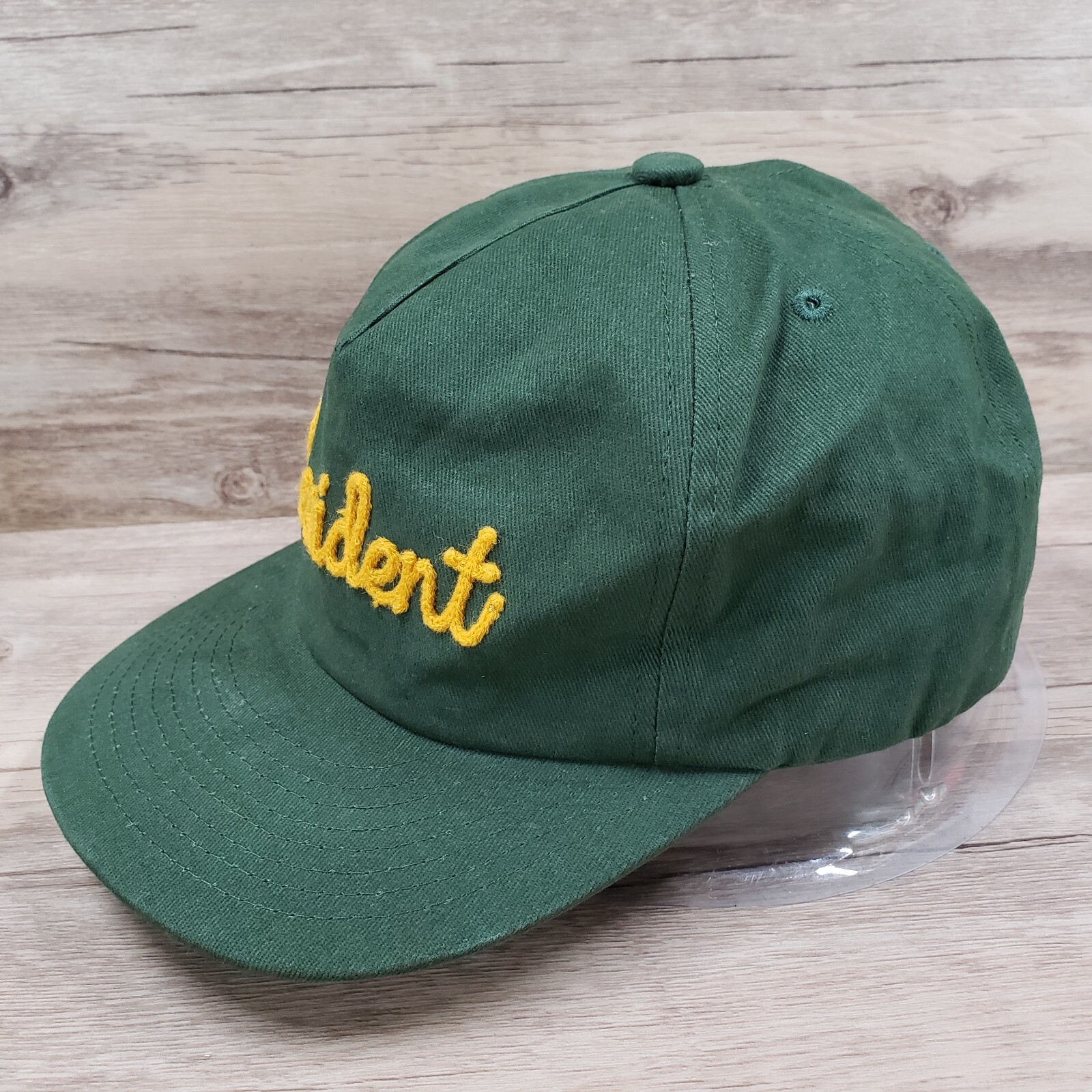 Resident Hat Cap Strap Back Script Spell Out Curs… - image 5