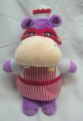 Disney Jr. Doc McStuffins HALLIE THE HIPPO NURSE 8'' Plush STUFFED ANIMAL Toy