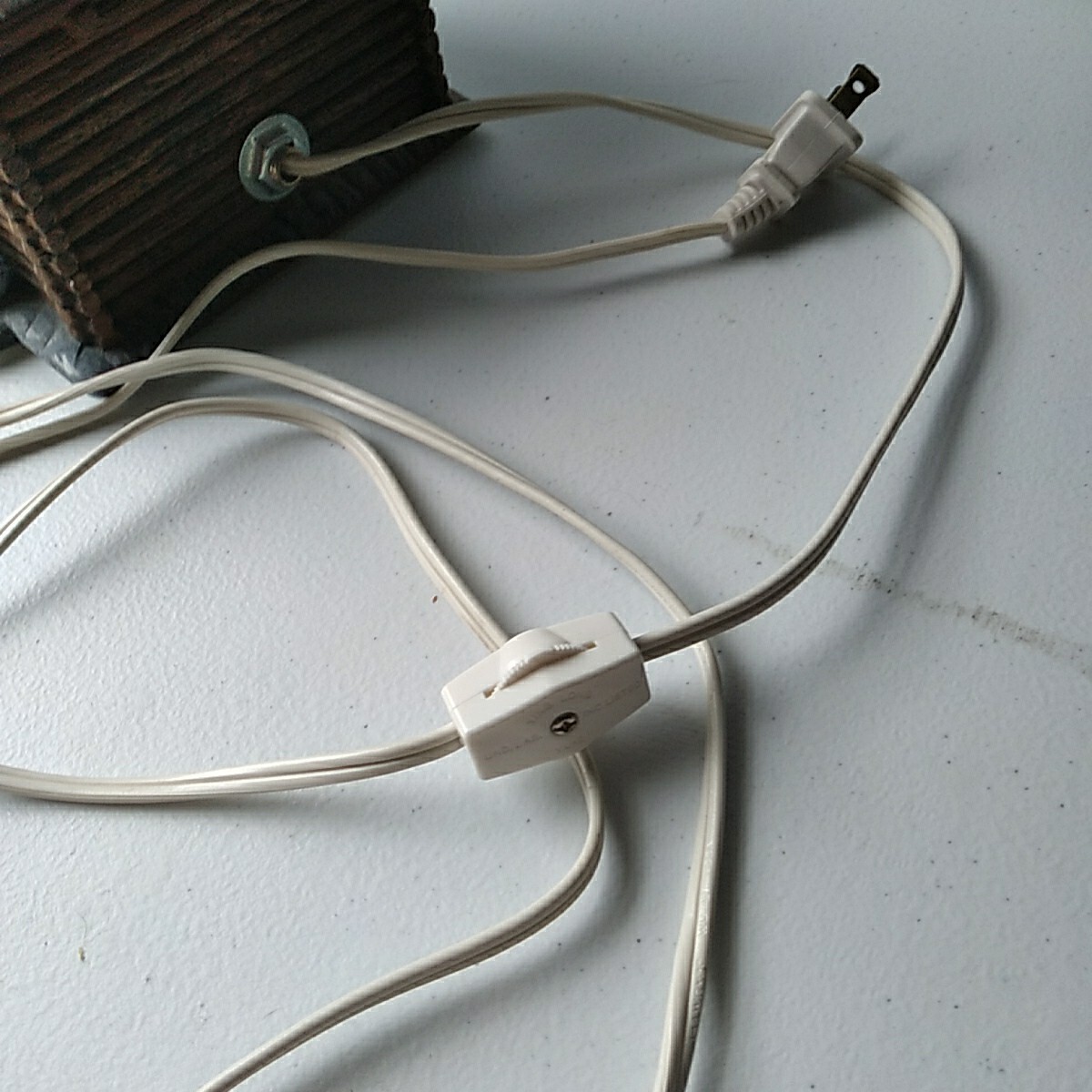 Vintage Byron Molds 1985 Ceramic Log Cabin House Village Family Rare Light Up 