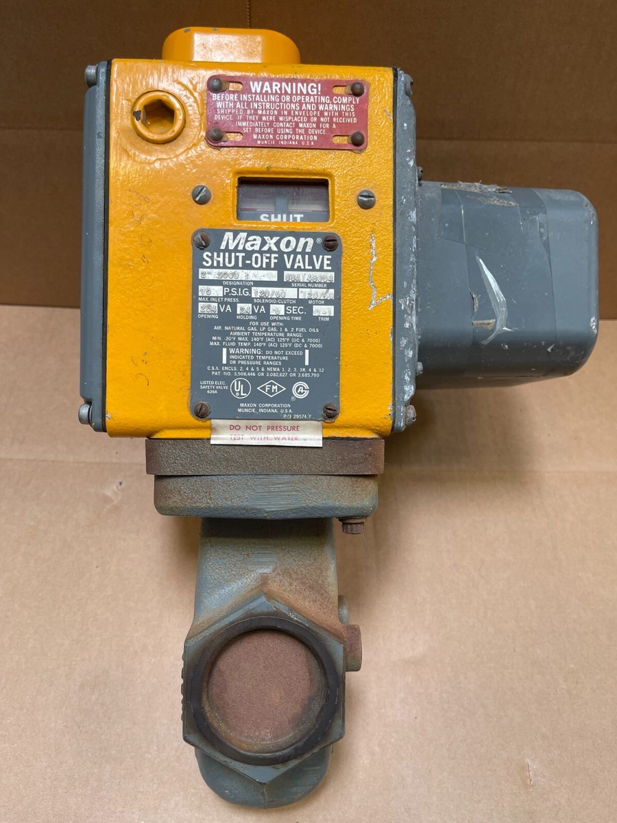 Maxon Shut Off Valve 2