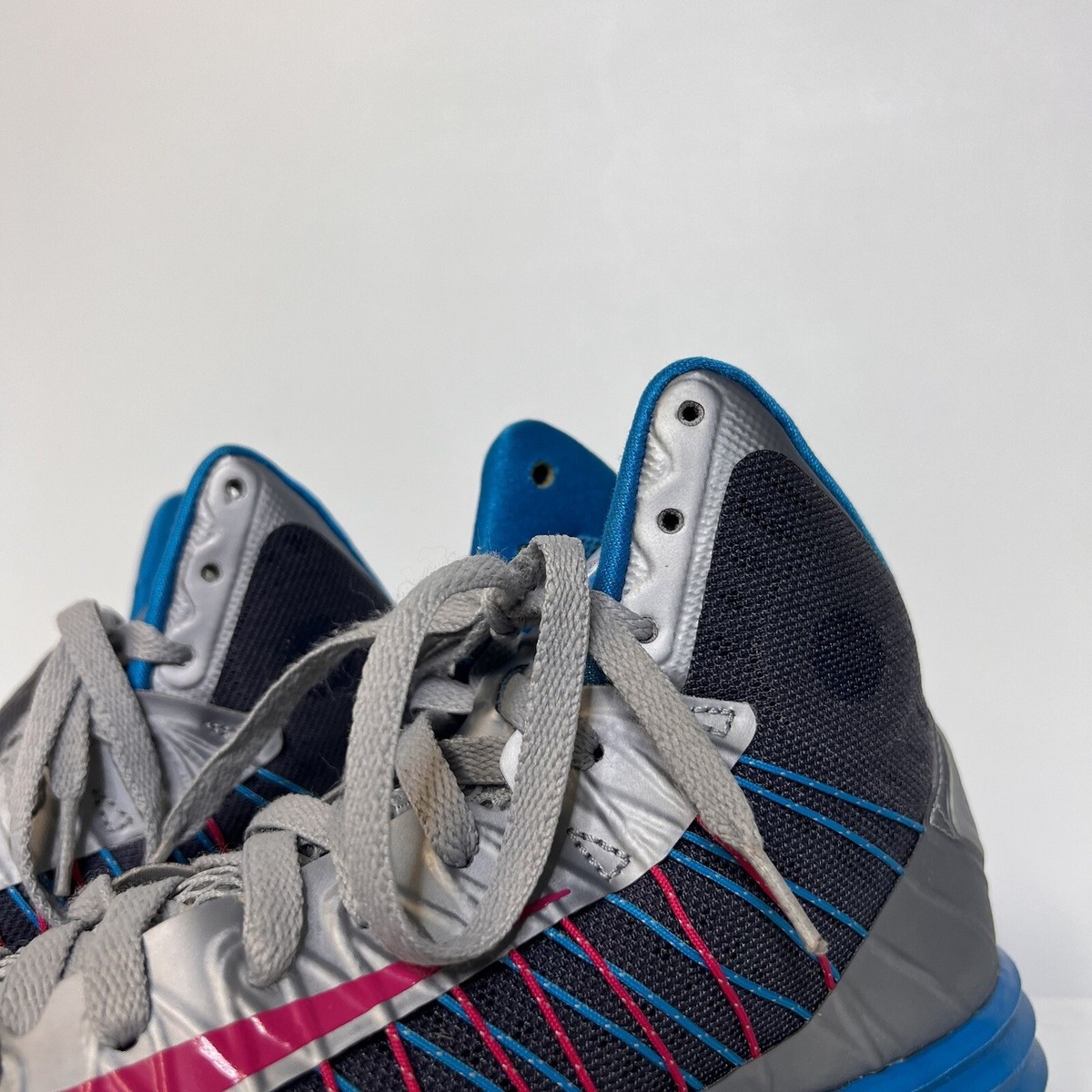 Nike Lunar Hyperdunk WBF - Wolf Grey/Fireberry-Dynamic Blue size 10.5 Nike Hyperdunk 2017 Low TB  main image 3