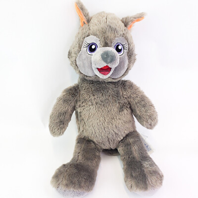 Build a Bear Workshop VIOLET THE WOLF Plush Stuffed Animal Great Wolf Lodge 16 