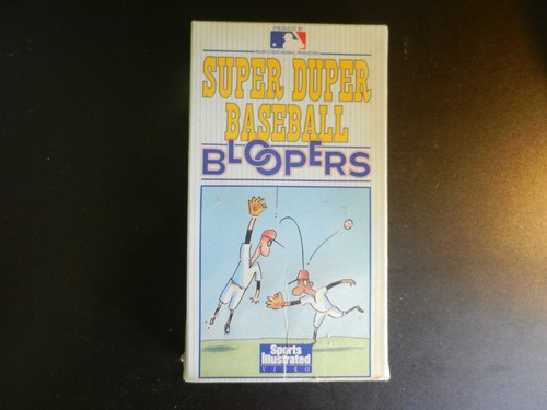 *SUPER DUPER BASEBALL BLOOPERS* (1989, VHS)