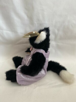 Ty Beanie Babies Attic Treasures Collection PURRCY Black Cat 1993