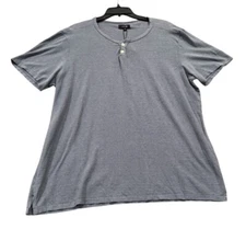 NEW Joe's Jeans Mens Wintz SS Henley T-Shirt Blue Size X-Large XL NWT FREE Ship