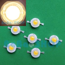 10pcs 500pcs 3W 45mil Warm White 3000K 3500K LED Lamp Beads Light Bulb Aquarium