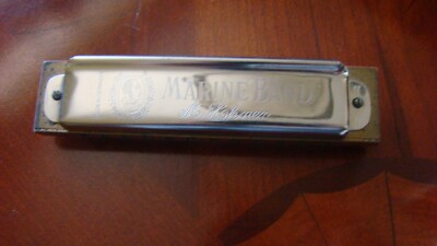 Vintage M Hohner  12 Hole Harmonica ''C'' w/o box
