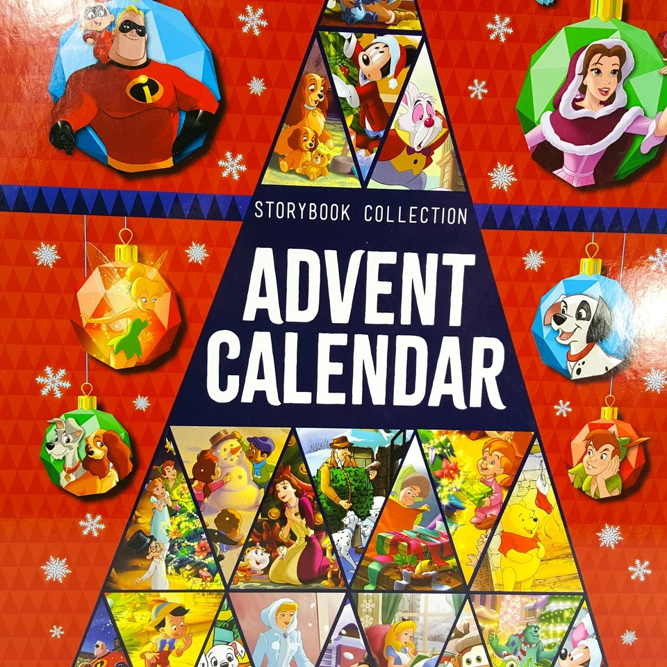 Disney Storybook Collection ADVENT CALENDAR w 24 Story Books Princess Cars NEW - Image 3 of 4