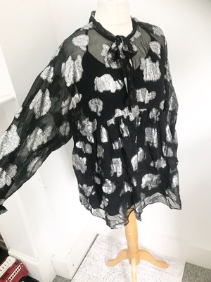 zara silver clothing
