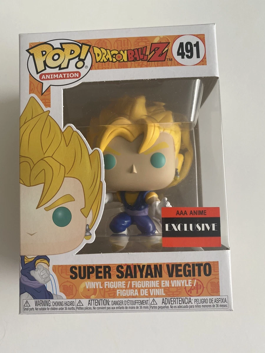 FunKo POP! Animation DBZ Super Saiyan Vegito (AAA Anime Exclusive) Figure 