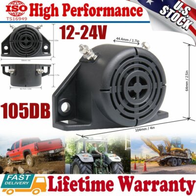 102DB Back-up Warning Alarm Reverse Beeper Construction Car Truck Heavy Vehicle