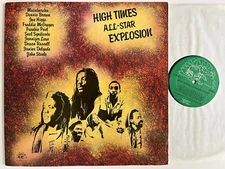 High Times All-Star Explosion Reggae Comp Higgs Brown Mutabaruka Alligator Lp