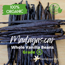 MADAGASCAR Vanilla Beans Extract Grade B Perfect for Extract  Baking 