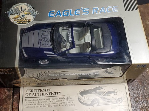 Eagle's Race 1994 Ford Mustang Shinoda Boss Cobra Convertible 1:18 Diecast Car - Picture 15 of 17