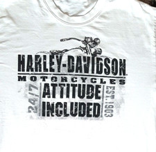 Hall's Harley Davidson Springfield Illinois Attitude Included T-shirt Size M