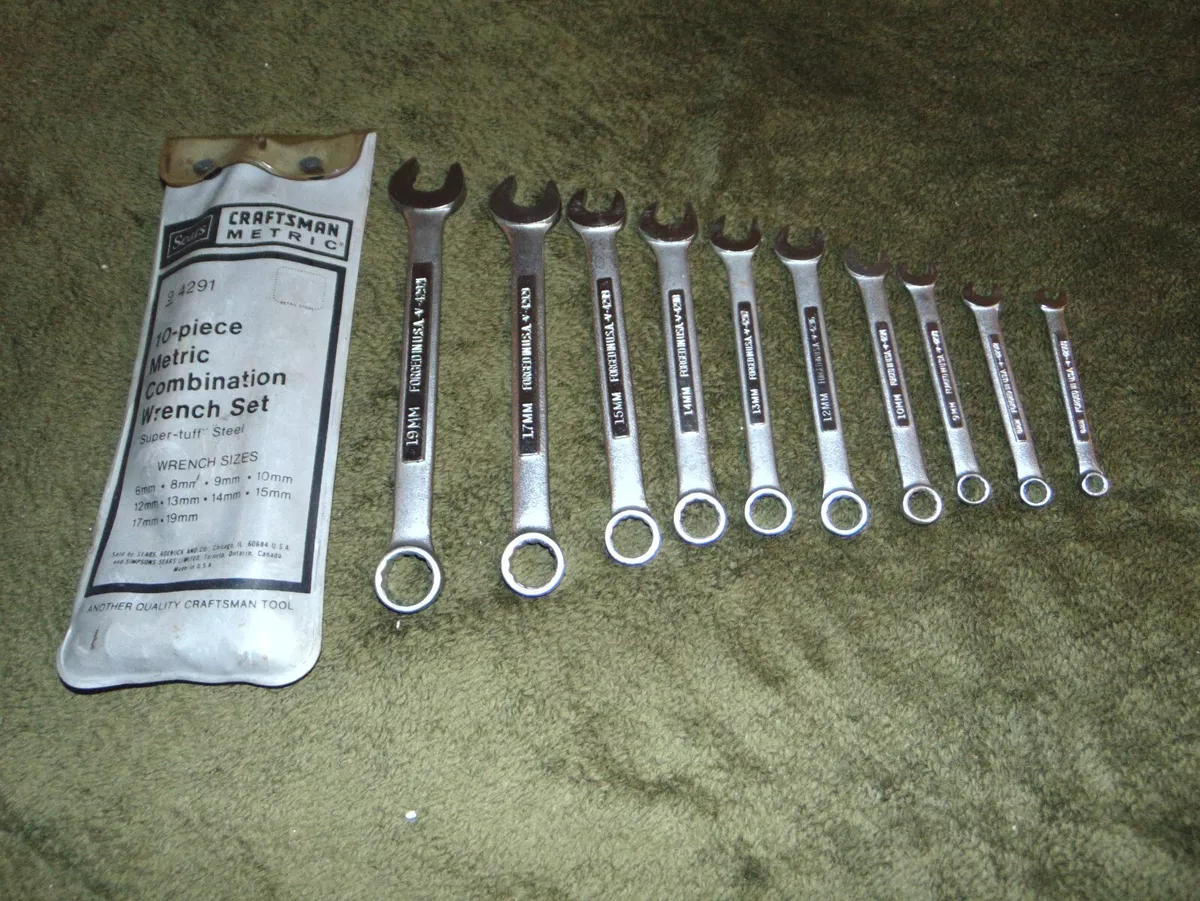 Craftsman 9 sale piece wrench set