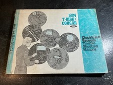 1984 Ford T-Bird & Cougar Electrical & Vacuum Troubleshooting Manual Turbo XR-7