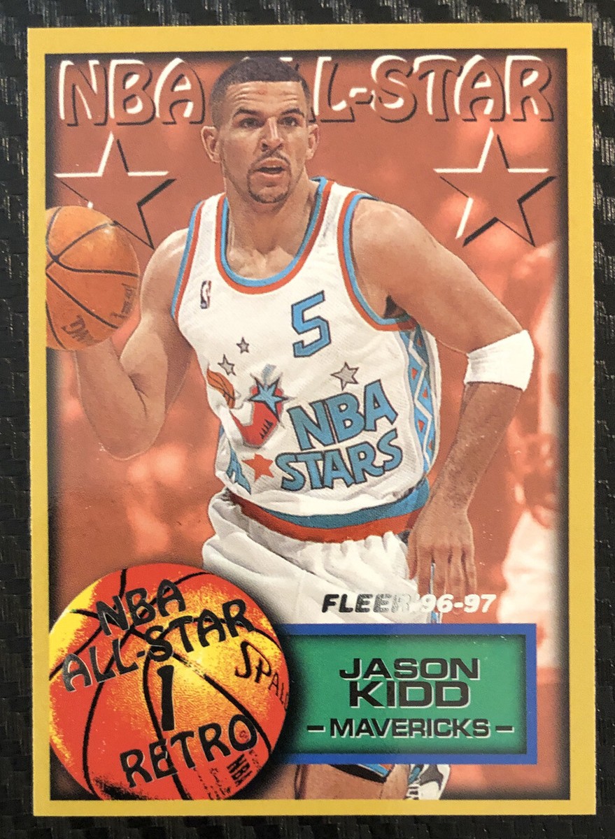 15枚限定 Nash Kidd Paul Billups 4人 サイン　NBA 1996-97 Fleer Basketball Jason Kidd Dallas Mavericks All