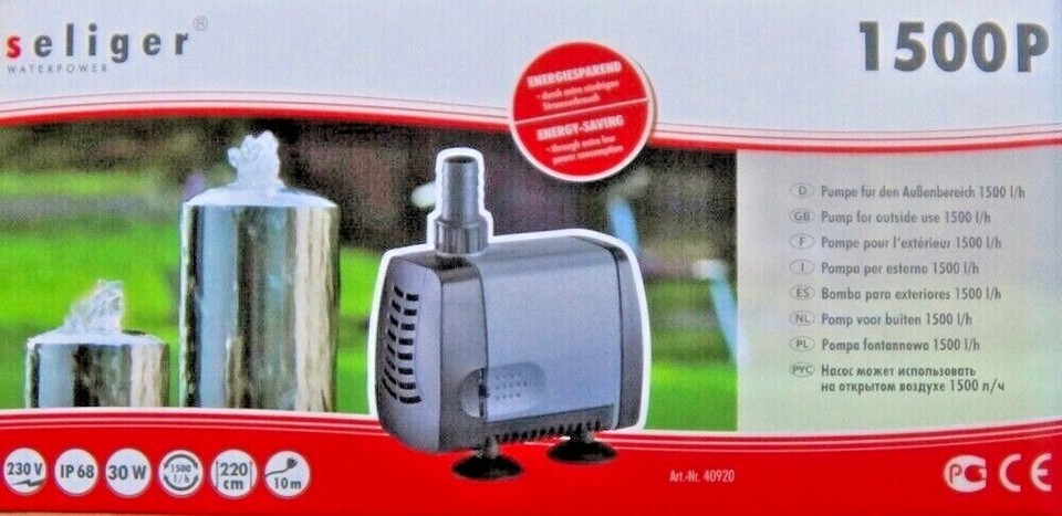 seliger Teich Pumpe Garten Bachlauf Unterwasser Zimmer Brunnen Spring