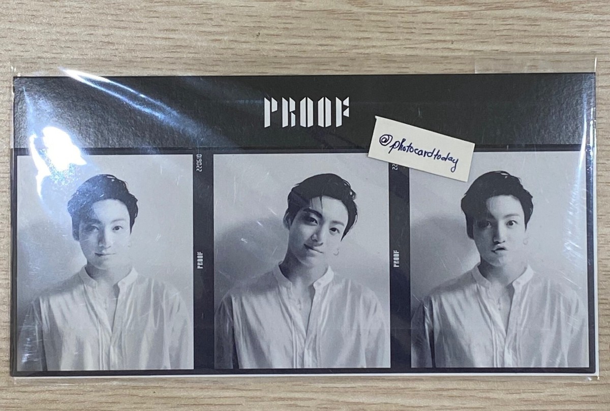 BTS ALBUM PROOF PRE-ORDER POB WEVERSE 3 CUT FILM STRIP