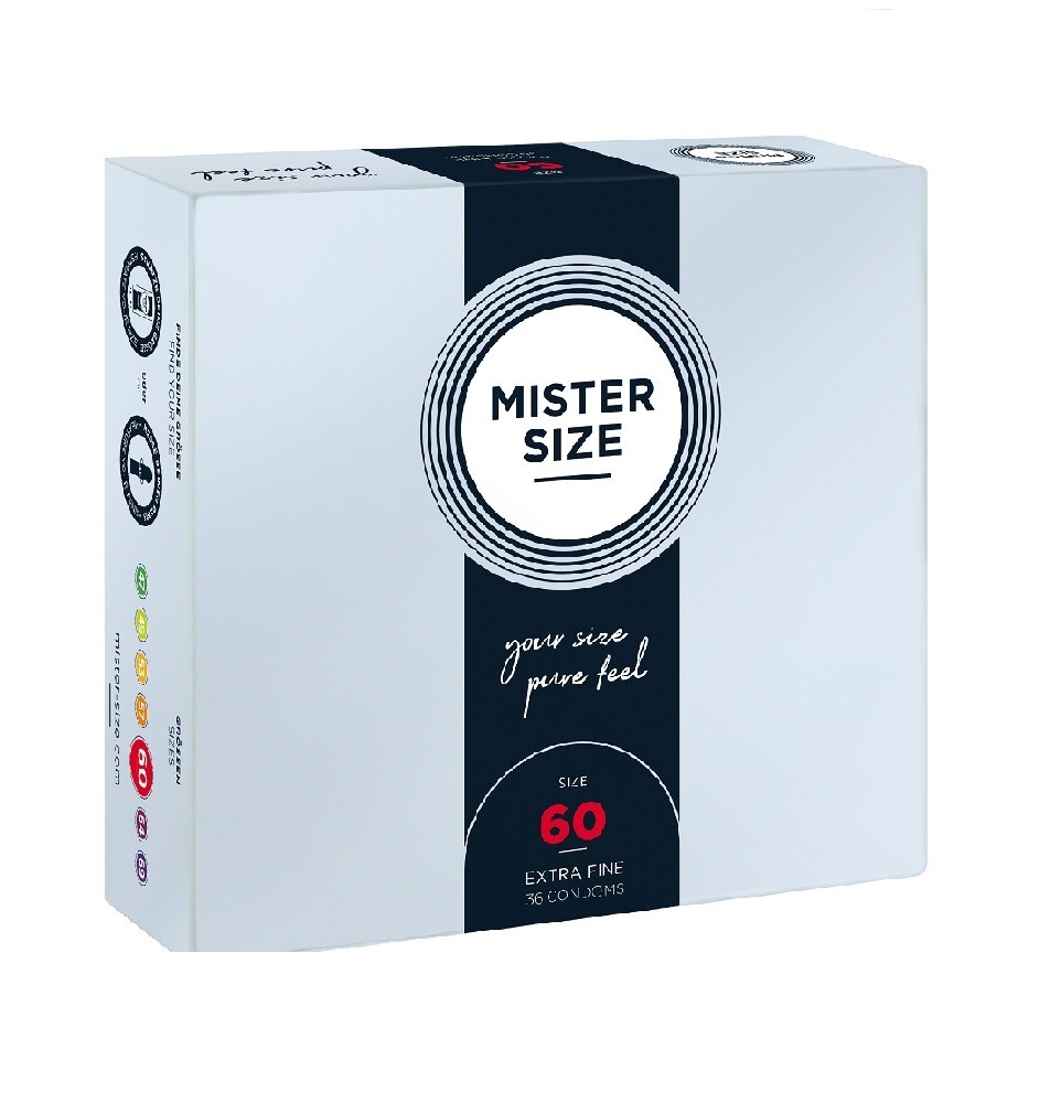 4260605480157 Mister Size Condoms prezerwatywy dopasowane do rozmiaru 60mm 36szt