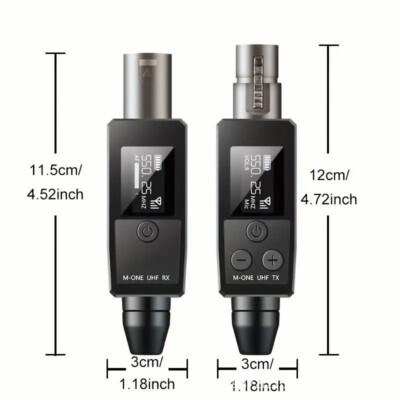 M-ONE UHF Microphone Wireless Microphone Transmitter and Receiver XLR US SHIP