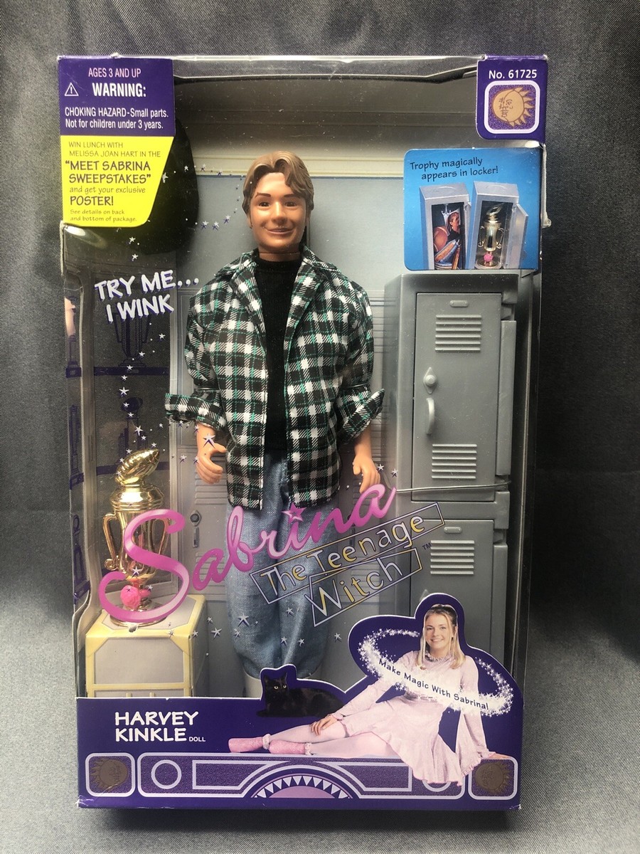 Vintage Sabrina The Teenage Witch 1997 “Harvey Kinkle” Doll #61725