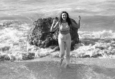 1960s Negative-sexy brunette pinup girl Gail Poehls-cheesecake t263805