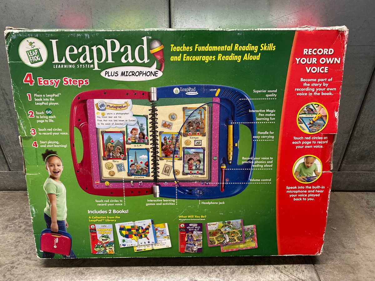 Leap Pad Read Aloud Plus Microphone Leap Frog Learning System