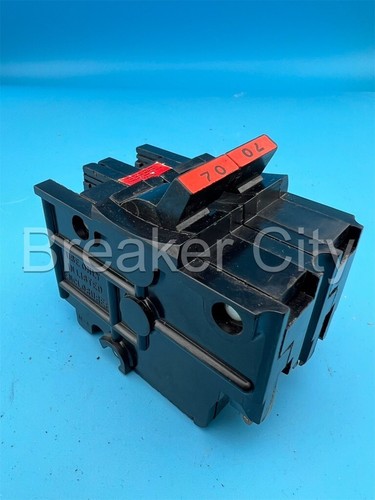 Federal Pacific 70 Amp 2 Pole NA Circuit Breaker FPE 240VAC Stab-Lok NA270 *CHIP