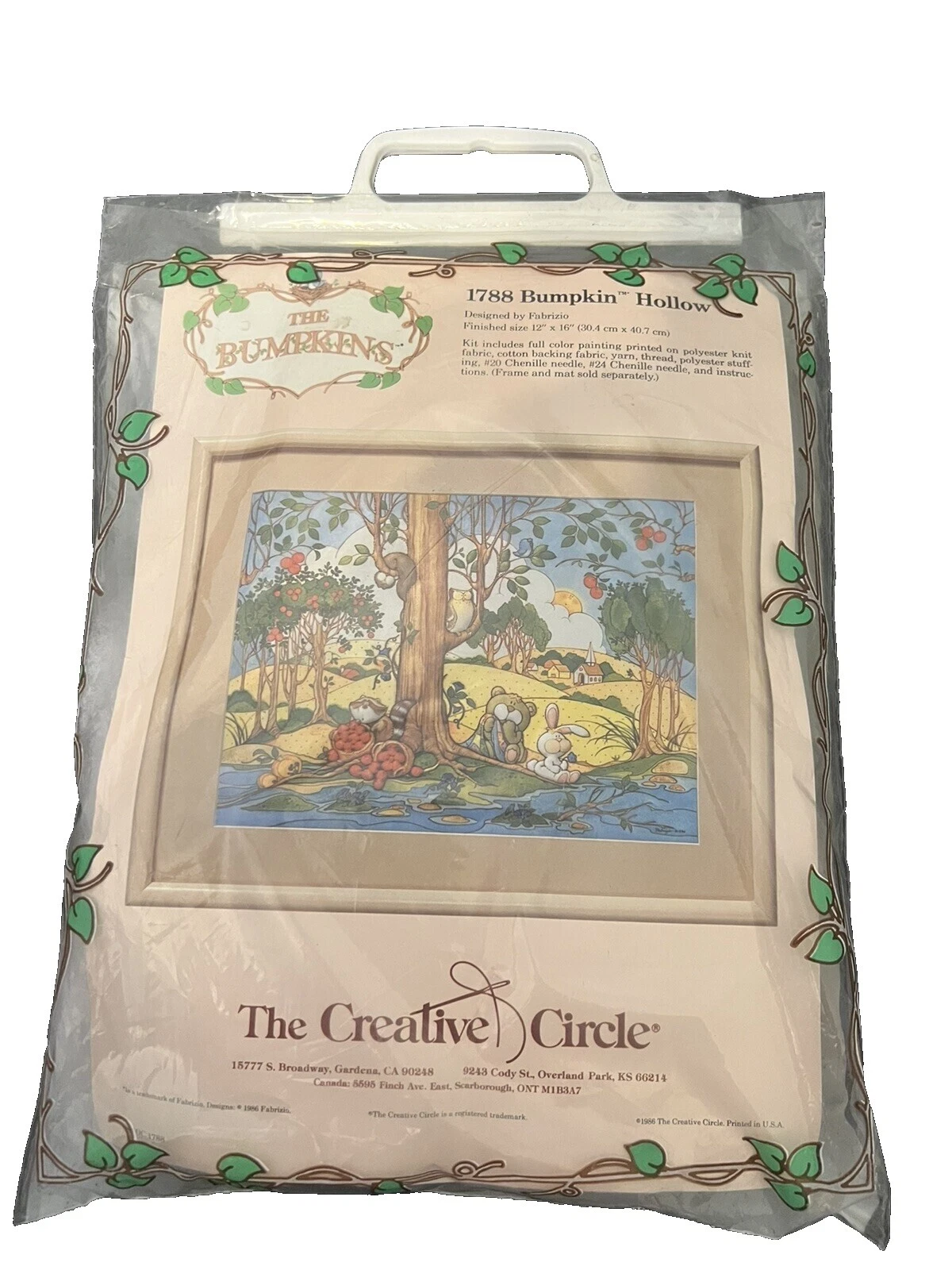 Kits de punto de cruz de animales e insectos de círculo creativo