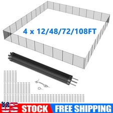 4'x12/48/72/108' DIY Pool Fence for Inground Pools,Outdoor Pool,Pool Safety Mesh