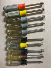 Craftsman Lot Of 10 Metric Sae Nut Driver Set Made-in-usa Vintage Craftsman Lot Of 10 Metric Sae Nut Driver Set Made-in-usa Vintage