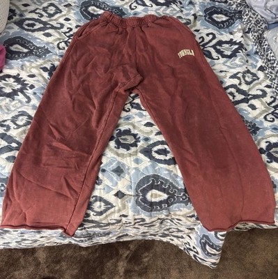 Young LA New Wave Baggy Sweats 2088 Burgundy Wash Size Medium NWT