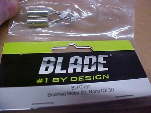 BLADE BLH7102 = BRUSHED MOTOR (2): NANO QX 3D (NEW)