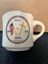 Vintage Mug BOY SCOUTS OF AMERICA Catholic Committee on Scouting NWSC 20th year