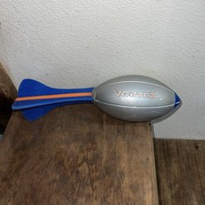 Vintage Koosh 12" Vortex Football Nerf Silver Blue Sport FootBall Kid 90s Game